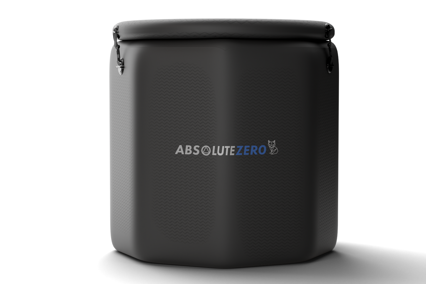 Black cold plunge tub