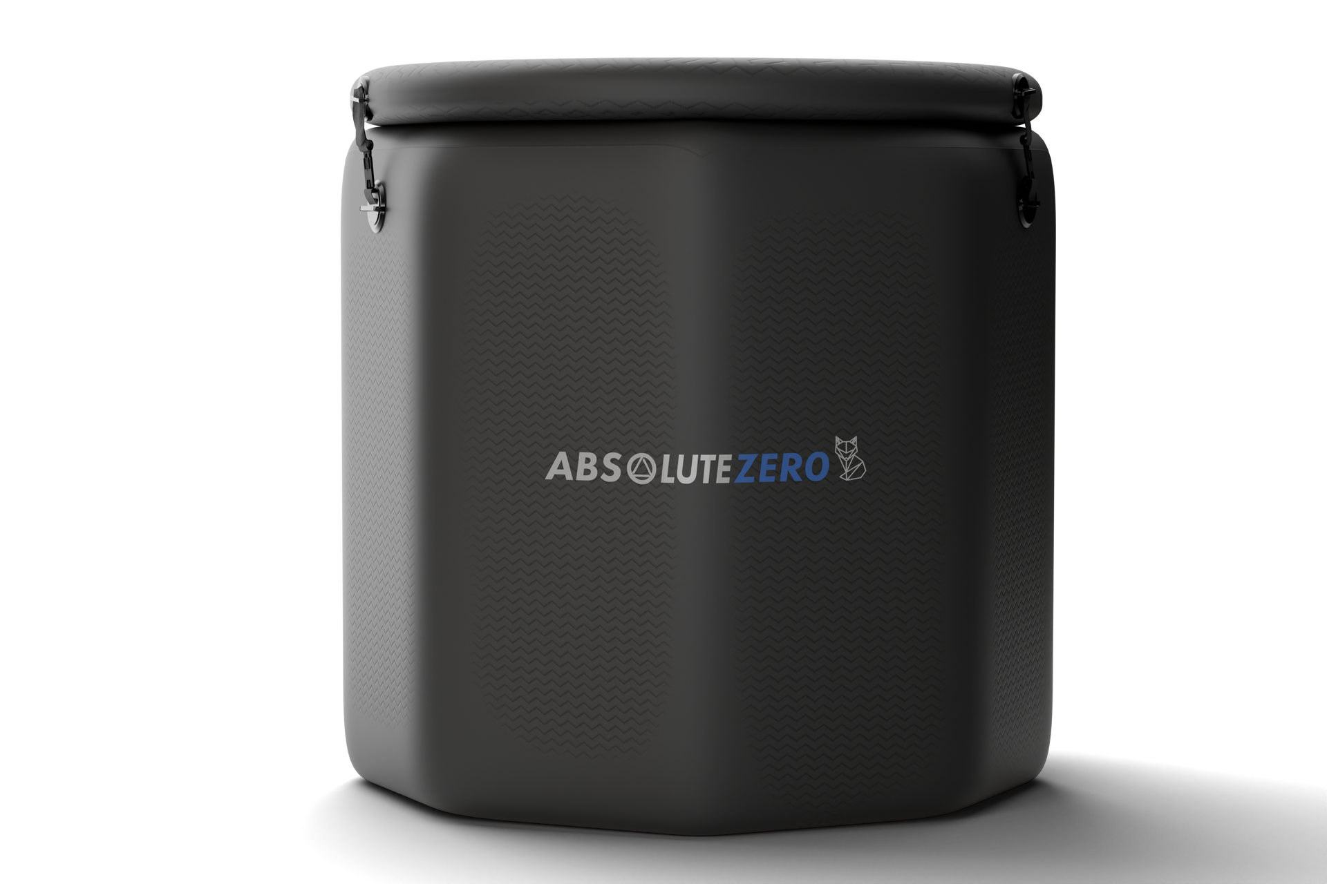 Black cold plunge tub