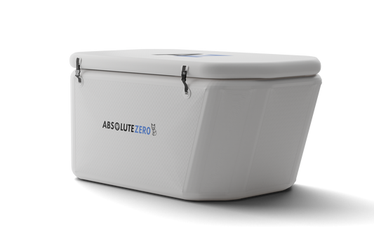 White cold plunge tub