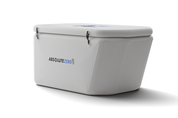 White cold plunge tub