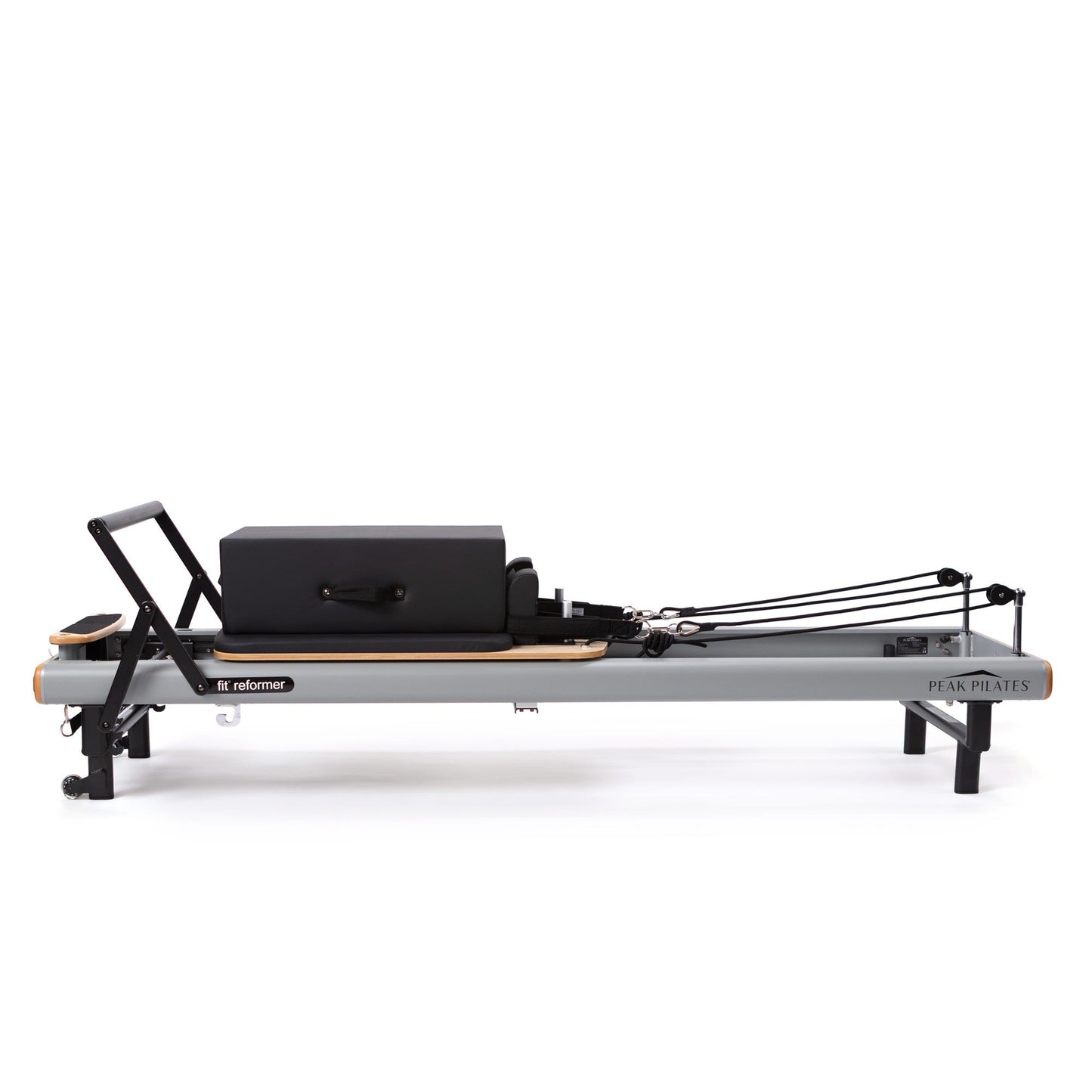 Pilates reformer side angle