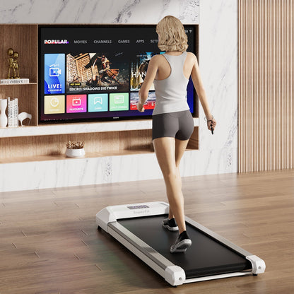 2.25 HP Walking Pad with LED Display and Remote Control - Reactivate Your Life